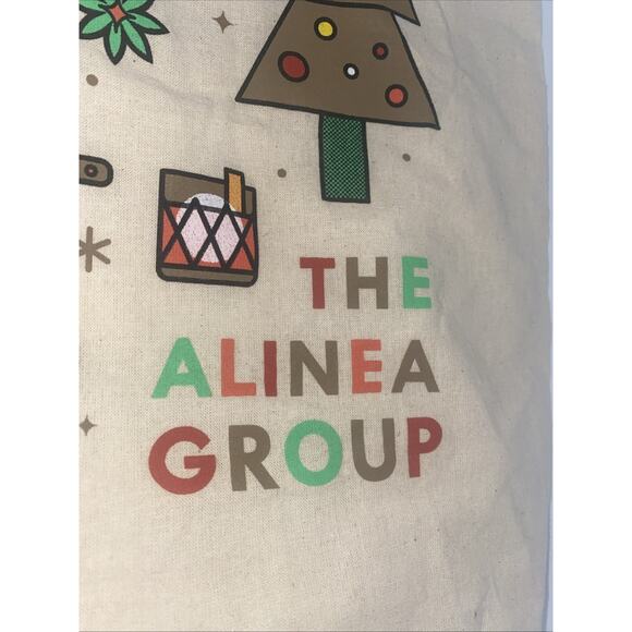 Canvas Print Shoulder Bag Shopping Tote Bag Alinea Group Restaurant Holiday - Picture 3 of 5